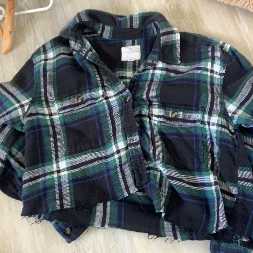 Cropped flannel